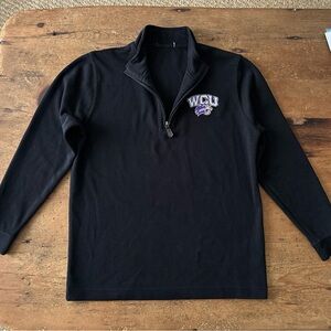 Western Carolina Catamounts Women’s Small Black 1/4 Zip Sweater
